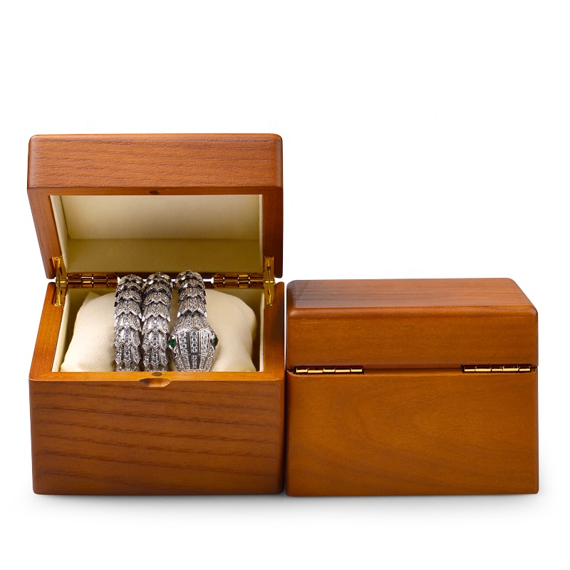 Custom logo wholesale solid wooden watch box (3)