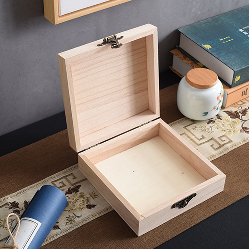 Custom new solid wooden gift box (1)