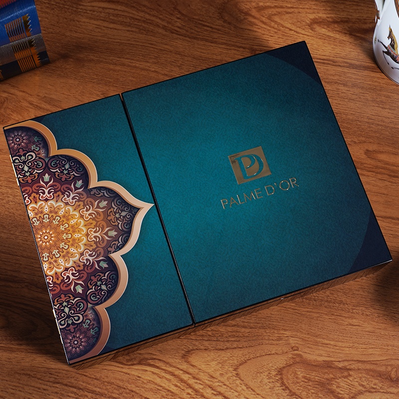 Handmade custom printed wooden chocolate gift box (2)