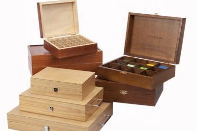 Solid pine cheap wooden box hinge lid (4)