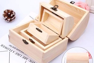 Vintage treasure chest mdf wooden box (4)