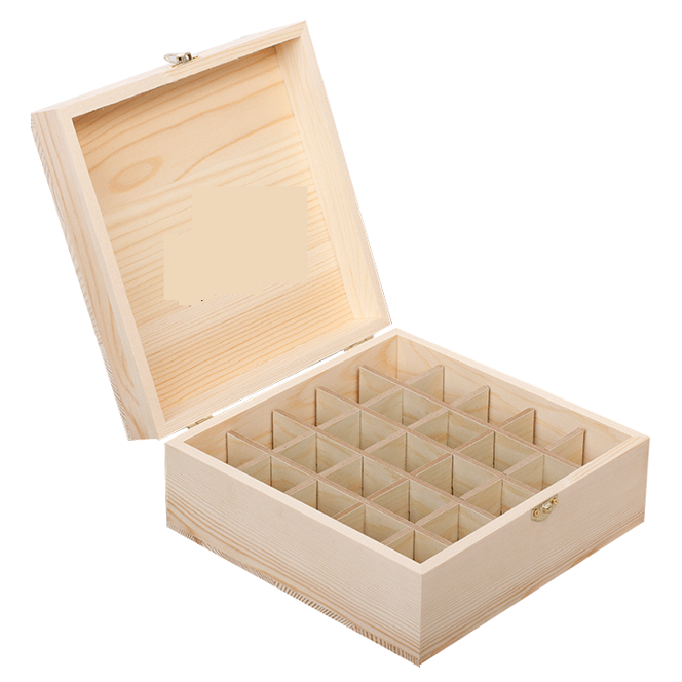 Wooden mdf box with logo engraved (1)