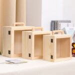 Custom Creative Wedding Wooden Gift Box for Keepsakes