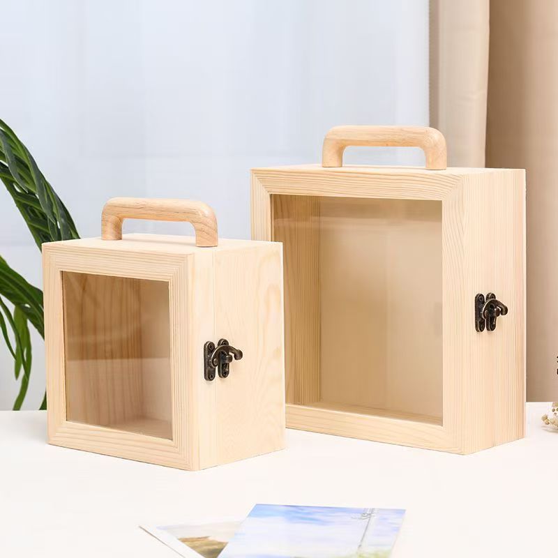 Custom Creative Wedding Wooden Gift Box for Keepsakes