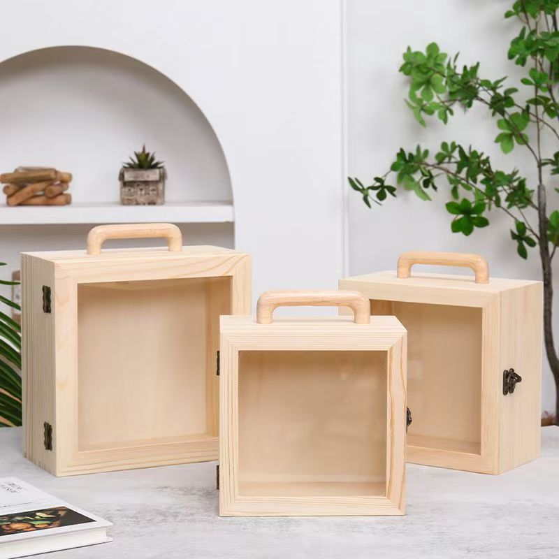 Custom Creative Wedding Wooden Gift Box for Keepsakes