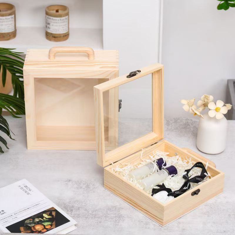 Custom Creative Wedding Wooden Gift Box for Keepsakes