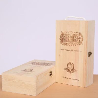 Custom Gift Wooden Wine Box for Wine Packaging
