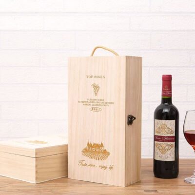 Custom Gift Wooden Wine Box for Wine Packaging