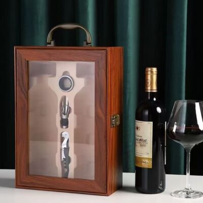 Custom Luxury Wooden Wine Box for Premium Wine Gift