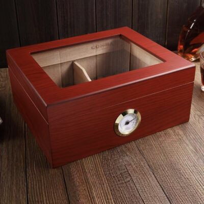 Custom Premium Large Capacity Wooden Cigar Box