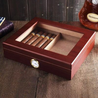 Custom Premium Large Capacity Wooden Cigar Box