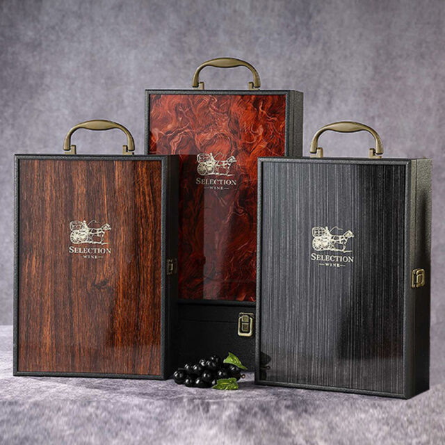 Custom MDF Wooden Box for Premium Wine