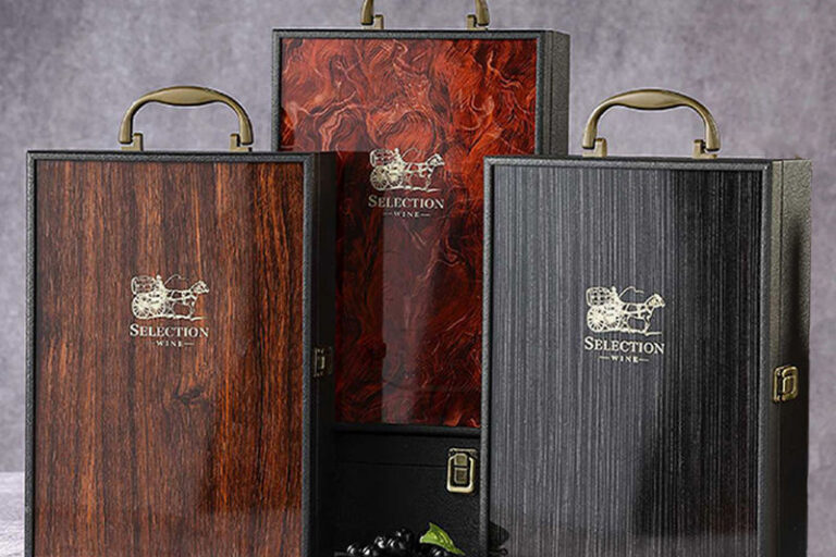 Custom Luxury MDF Wine Box (1) Custom MDF Wooden Box for Premium Wine