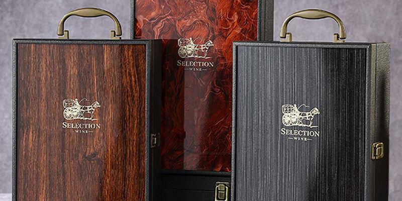 Custom MDF Wooden Box for Premium Wine