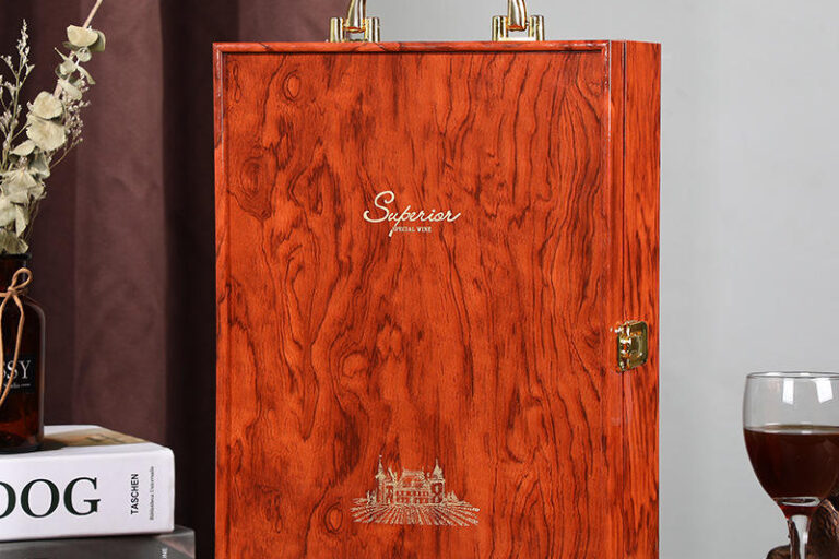 Custom MDF Wooden Box for Premium Wine