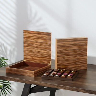 Custom MDF Wooden Chocolate Gift Box