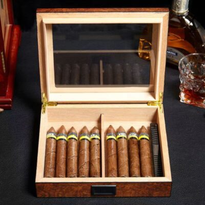 Custom High-End Luxury Wooden Cigar Box