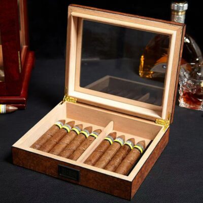 Custom High-End Luxury Wooden Cigar Box