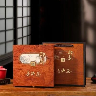 Custom Wooden Tea Box for Pu-erh Tea Gifts