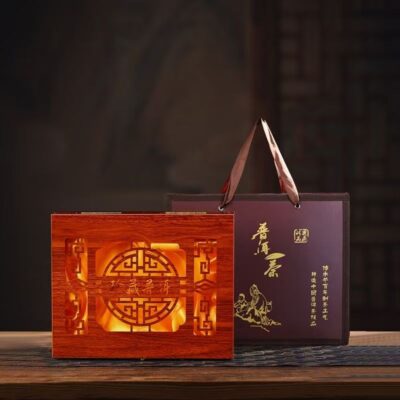 Custom Wooden Tea Box for Pu-erh Tea Gifts