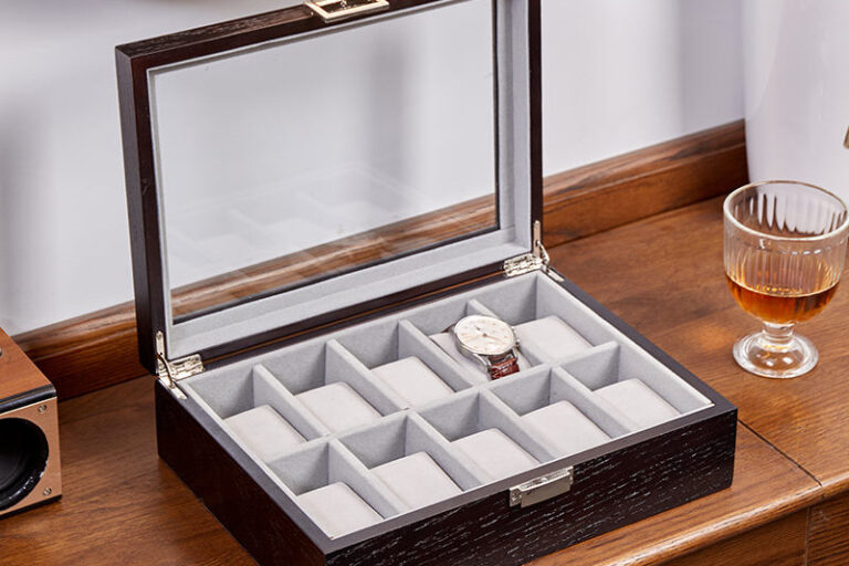 Custom MDF Watch Storage Box (6) Custom MDF Wooden Box for Watch Storage