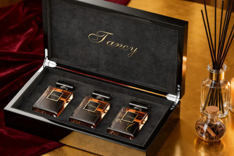 Custom MDF Wooden Box for Luxury Perfume (4) Custom MDF Wooden Perfume Gift Box