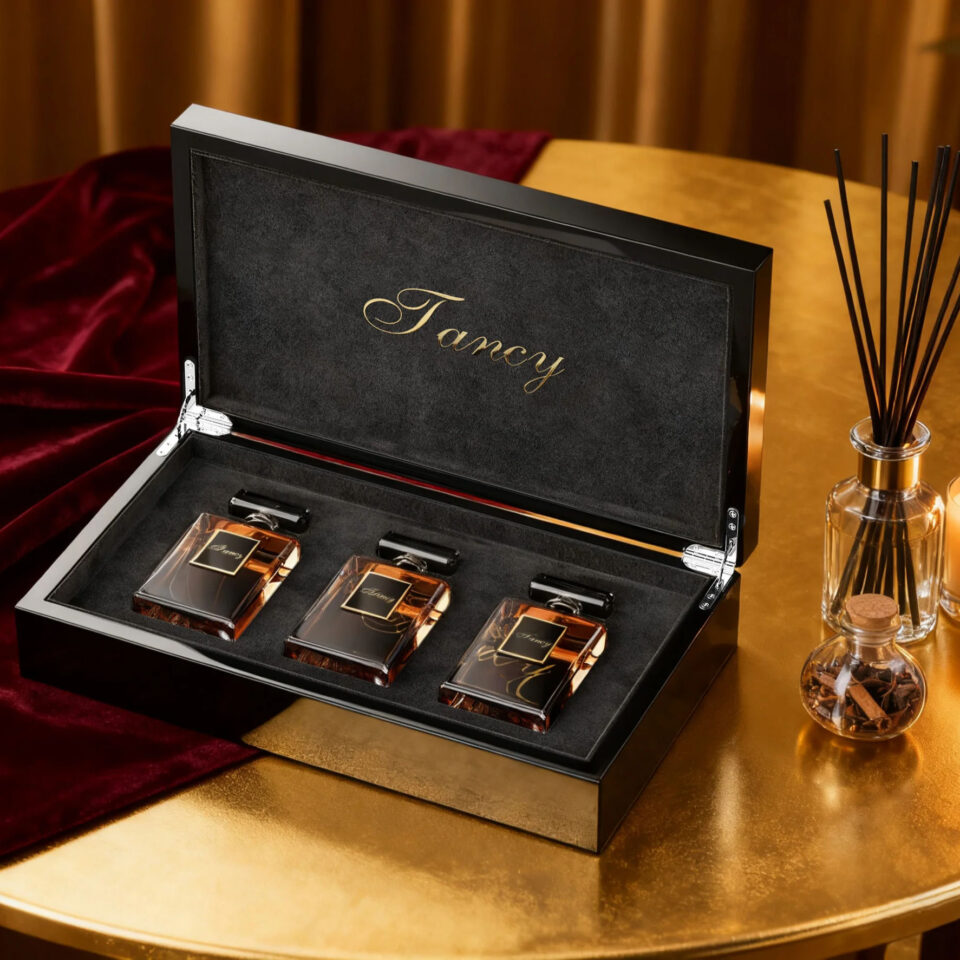 Custom MDF Wooden Perfume Gift Box