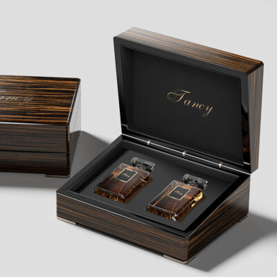 Custom MDF Wooden Perfume Gift Box