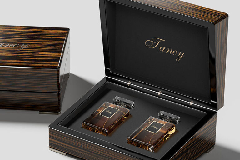 Custom MDF Wooden Box for Perfume (1) Custom MDF Wooden Perfume Gift Box