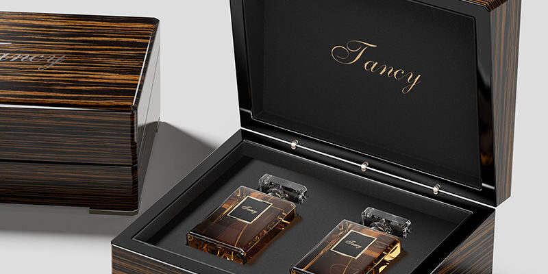 Custom MDF Wooden Perfume Gift Box