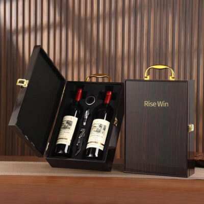 Custom MDF Wooden Wine Gift Box