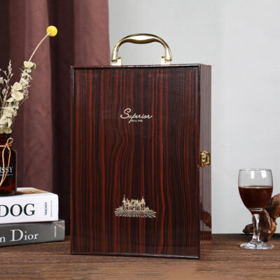 Custom MDF Wooden Wine Gift Box