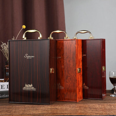 Custom MDF Wooden Wine Gift Box