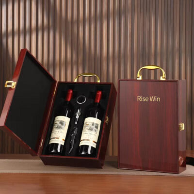 Custom MDF Wooden Wine Gift Box