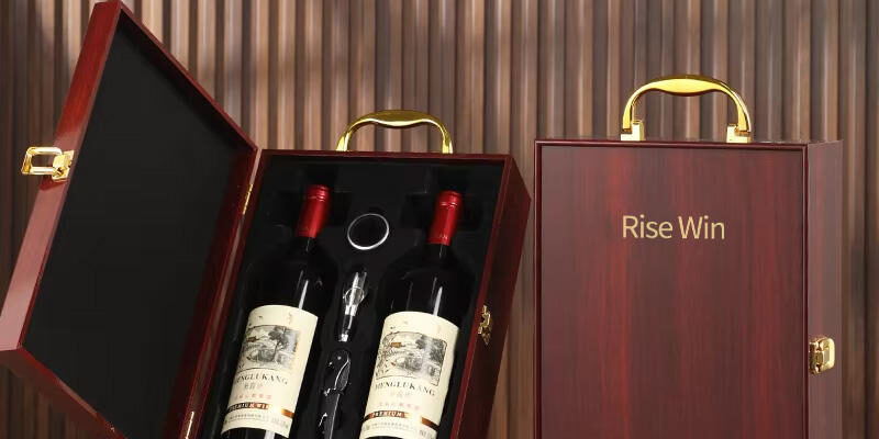 Custom MDF Wooden Wine Gift Box