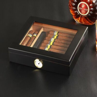 Custom Convenient Wooden Cigar Box for Storage