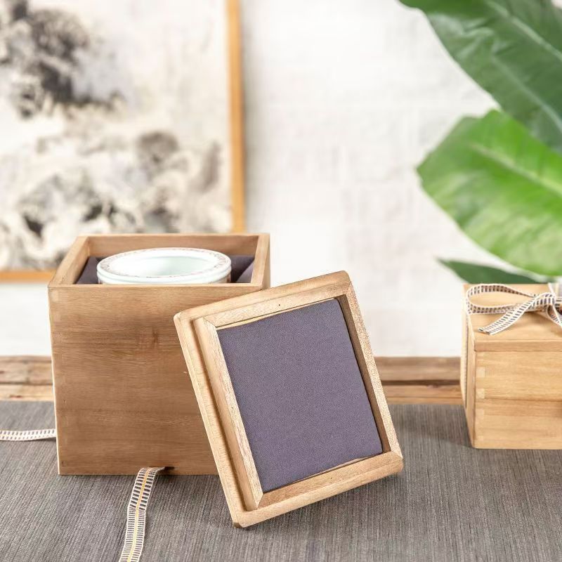 Custom Vintage Wooden Gift Box for Storage and Decor