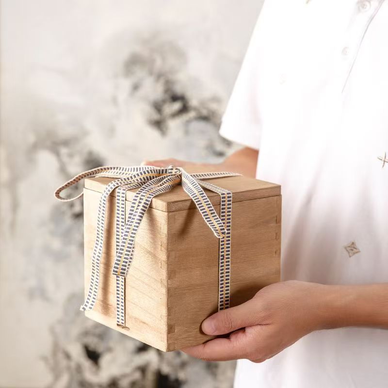 Custom Vintage Wooden Gift Box for Storage and Decor