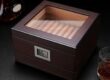 Custom Luxury Large Capacity Wooden Cigar Box
