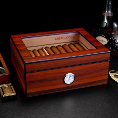Custom Premium Wooden Cigar Box for Luxury Packaging