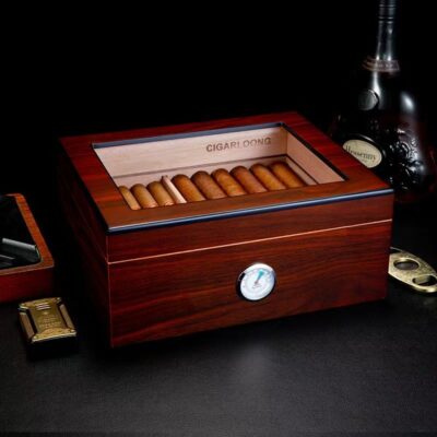 Custom Premium Wooden Cigar Box for Luxury Packaging