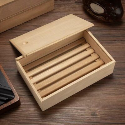 Custom Large Capacity Wooden Cigar Box