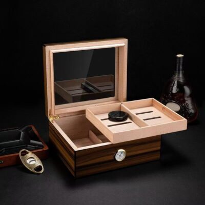 Custom Premium Wooden Cigar Box for Luxury Packaging