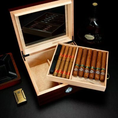 Custom Premium Wooden Cigar Box for Luxury Packaging