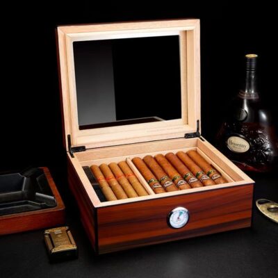 Custom Premium Wooden Cigar Box for Luxury Packaging