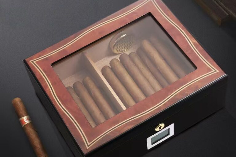 Custom Wooden Cigar Box for Premium Cigar Storage (5) Custom High-Quality Wooden Cigar Box for Storage