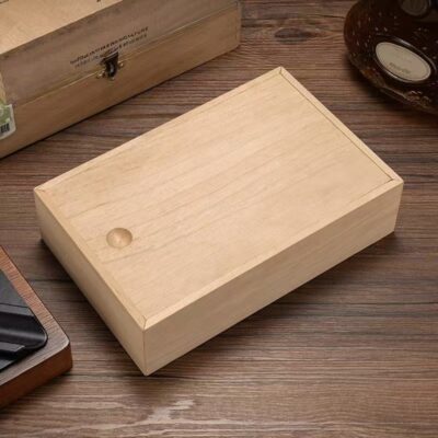 Custom Large Capacity Wooden Cigar Box