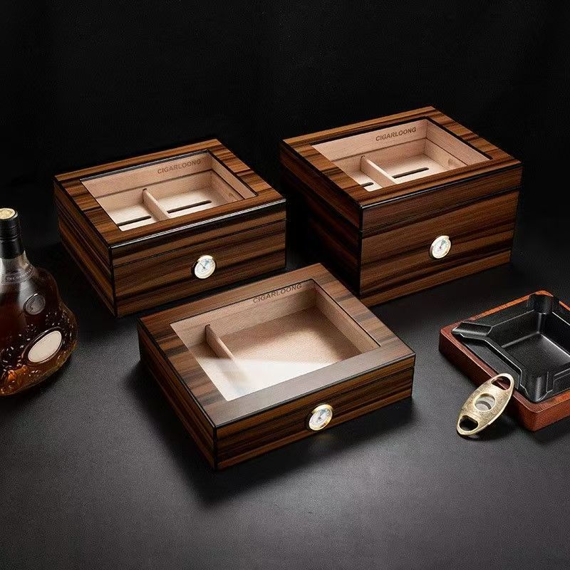 Custom Premium Wooden Cigar Box for Luxury Packaging