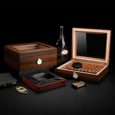 Custom Luxury Vintage Wooden Cigar Box