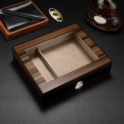Custom Wooden Cigar Gift Box with Elegant Design